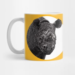 Black rhinoceros Mug